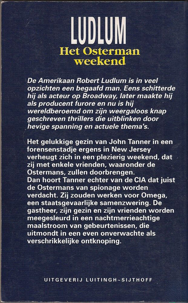 Het Osterman weekend achterkant