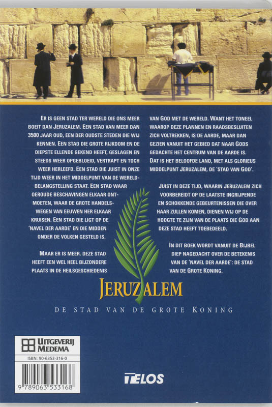 JERUZALEM DE STAD VAN DE GROTE KONING achterkant