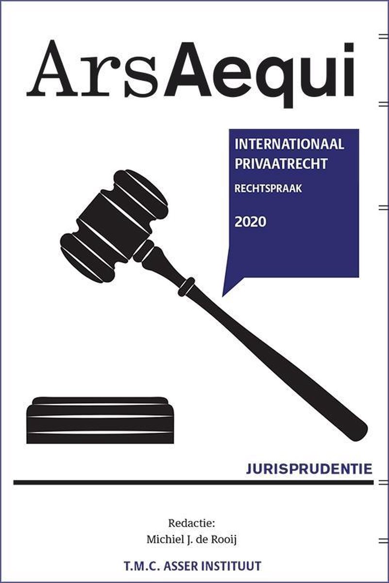 Jurisprudentie Internationaal Privaatrecht 2020 / Ars Aequi Jurisprudentie
