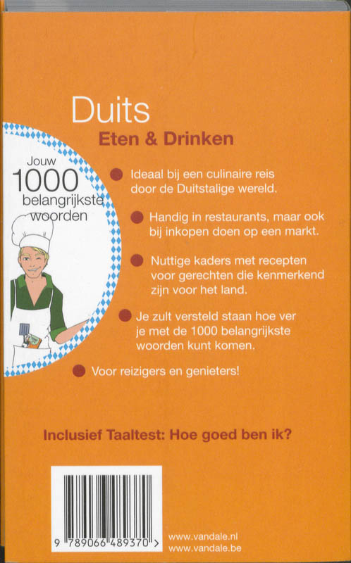 Duits  / Eten en drinken achterkant