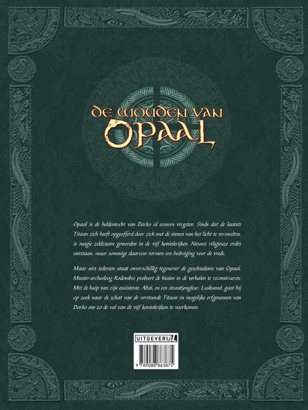 Het lot van de jongleur / De wouden van Opaal / 10 achterkant