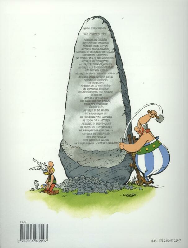 De beproeving van Obelix / Asterix / 30 achterkant