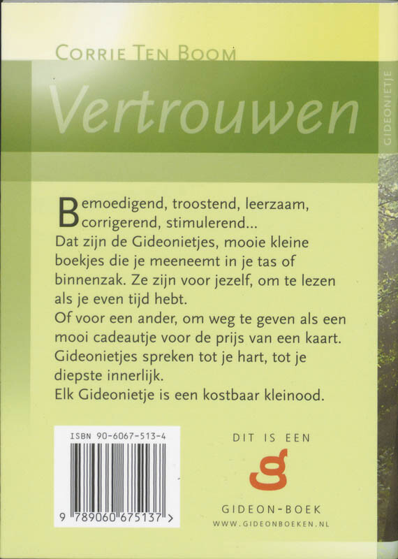 Vertrouwen achterkant