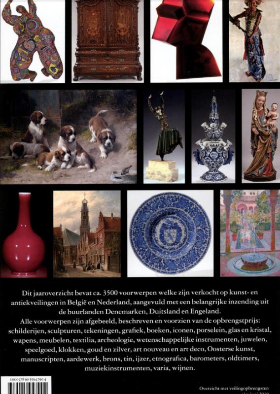 Kunst- en Antiekveiling, Art and antiques auction 36/2011 achterkant