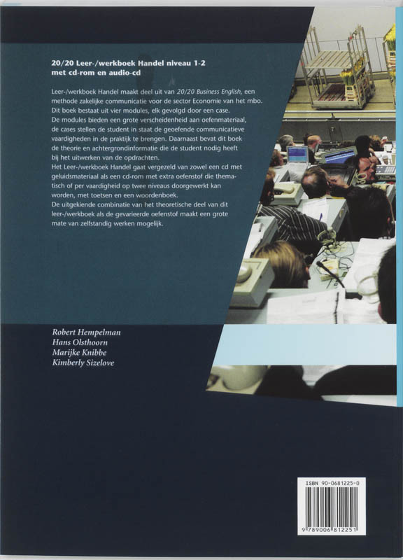 20/20 / Handel 1-2 / Deel Leerwerkboek + Cd-Rom achterkant