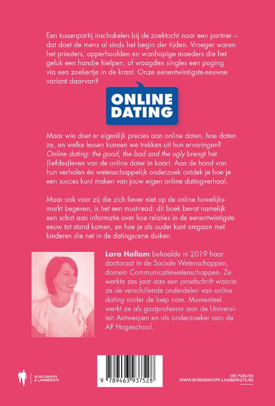 Online dating: The Good, The Bad and The Ugly achterkant