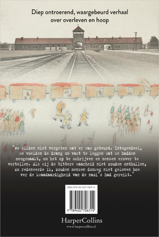 De jongen die Auschwitz tekende achterkant