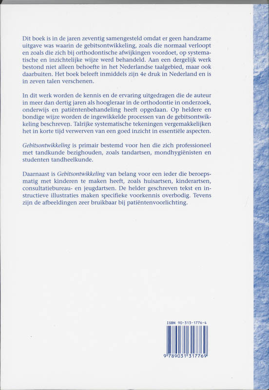 Gebitsontwikkeling achterkant