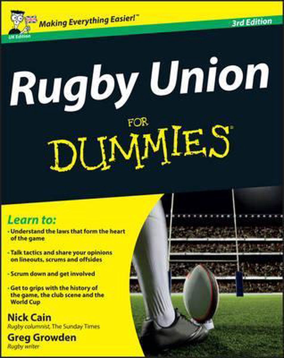 Nick Cain Rugby For Dummies 3rd