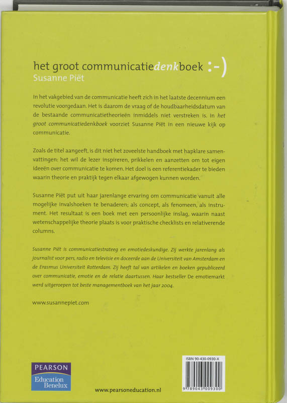 Het groot communicatiedenkboek, gebondeneditie achterkant