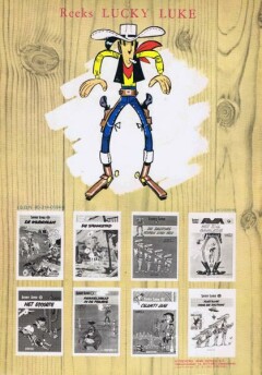 In de schaduw der boortorens / Lucky Luke / 18 achterkant