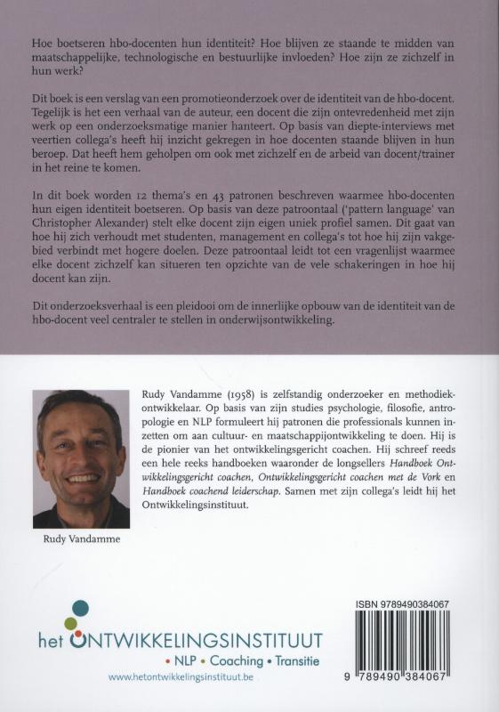 De hbo-docent en zijn identiteit achterkant