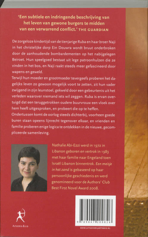 Een Meisje In Het Zand Een Meisje In Het Zand achterkant