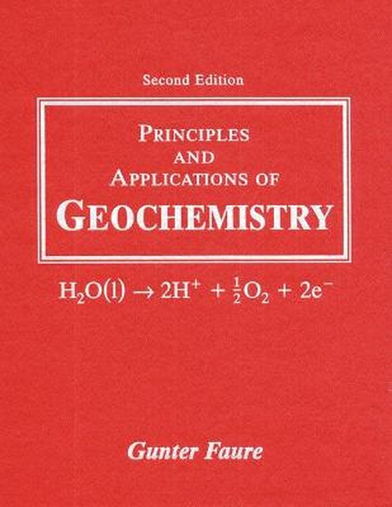 Principles And Applications Of Geochemistry