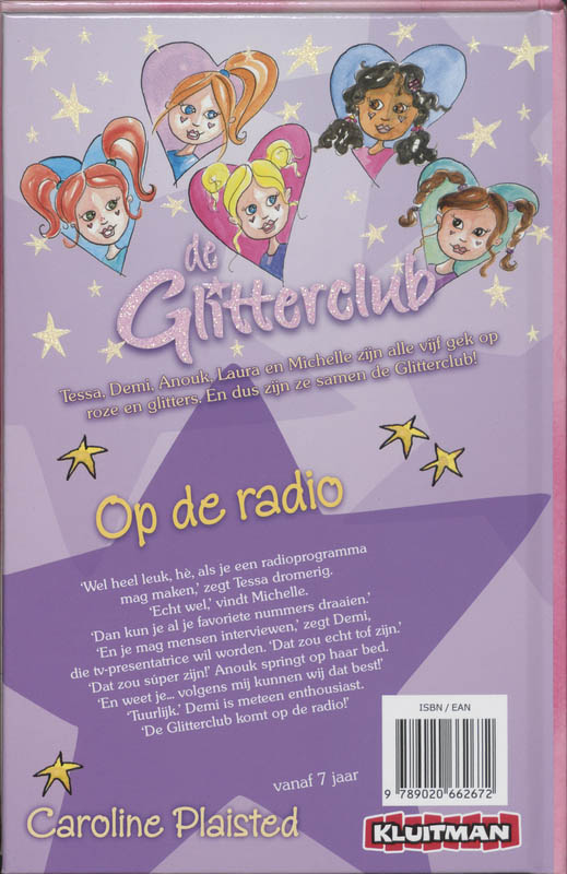 Op de radio / De Glitterclub achterkant