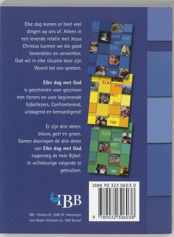 Elke dag met God - blauw dl.3 achterkant