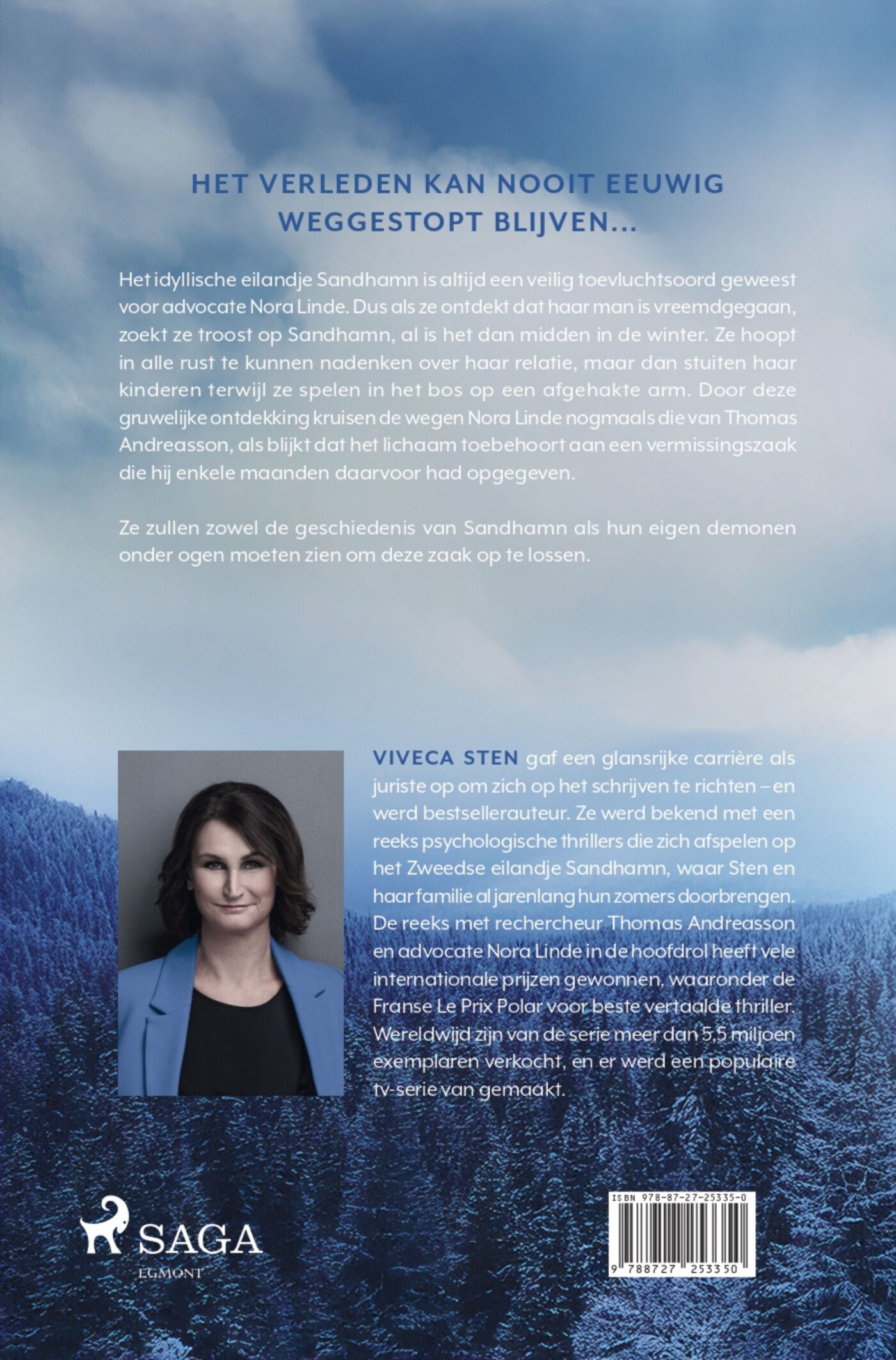Onschuldig verleden / Sandhamn-reeks / 3 achterkant