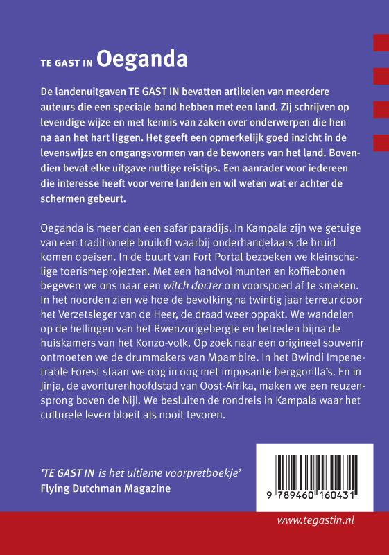 Te gast in Oeganda / Te gast in... achterkant