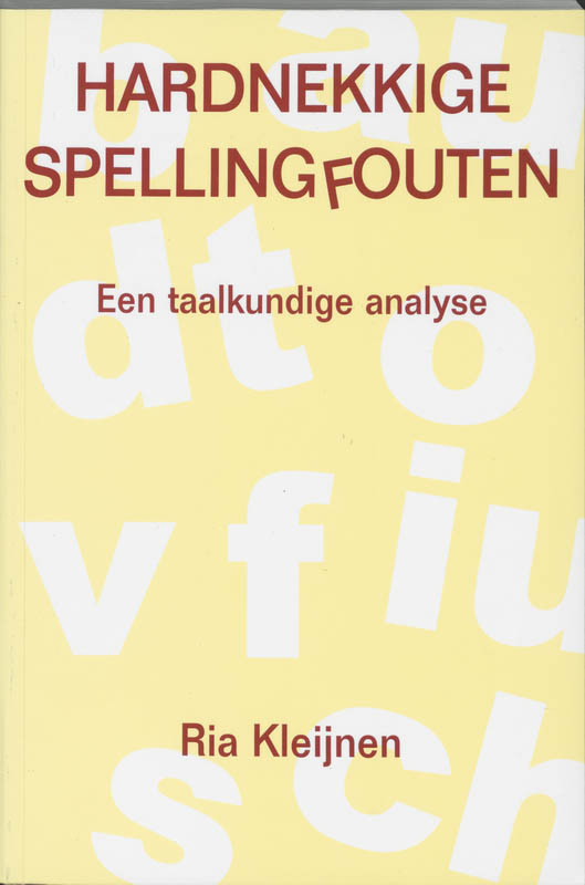 Hardnekkige spellingfouten