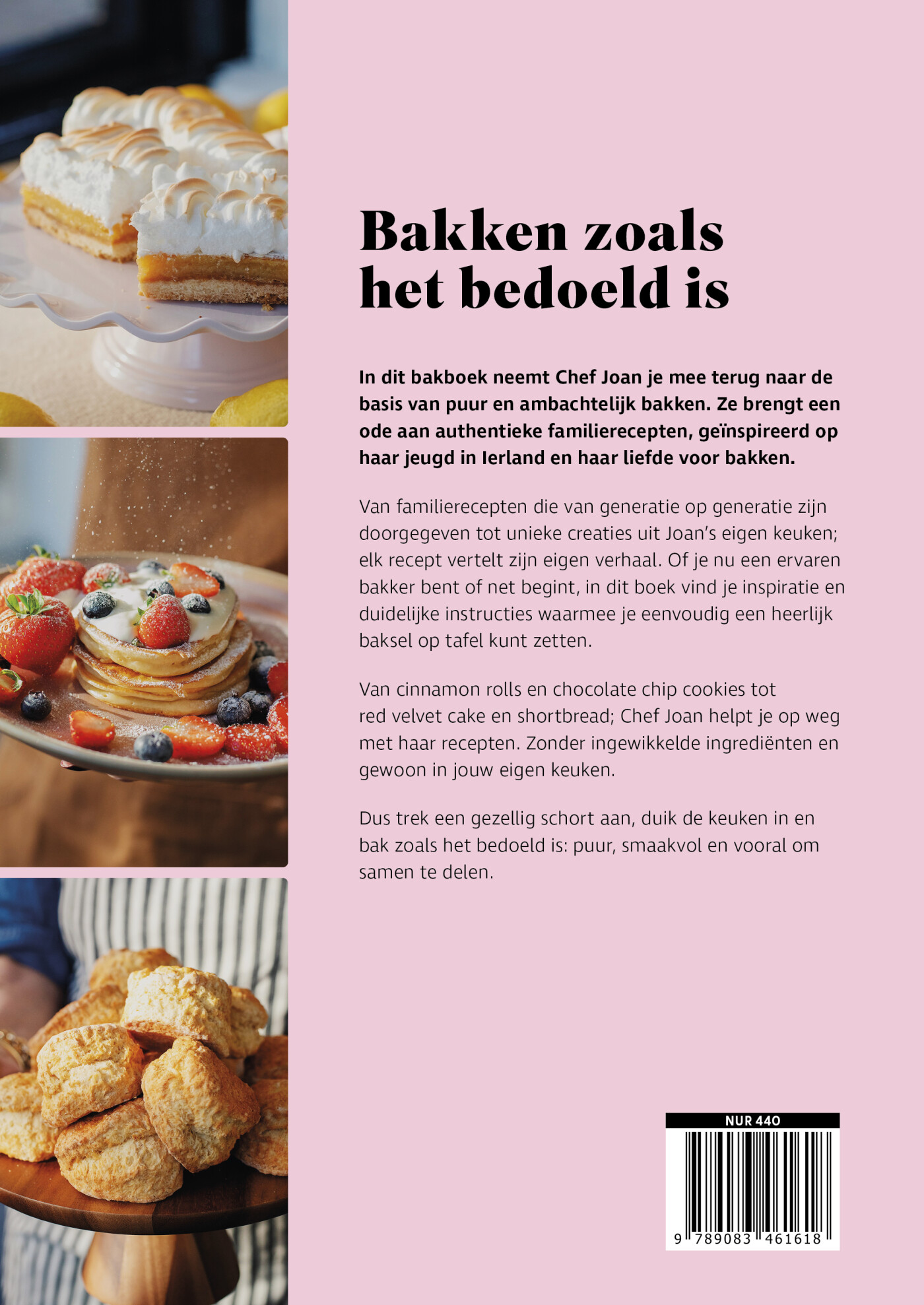 Bakken zoals het bedoeld is achterkant