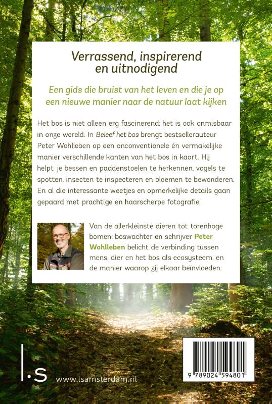 Beleef het bos achterkant