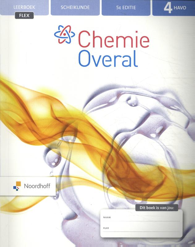 Chemie Overal havo 4 FLEX leerboek
