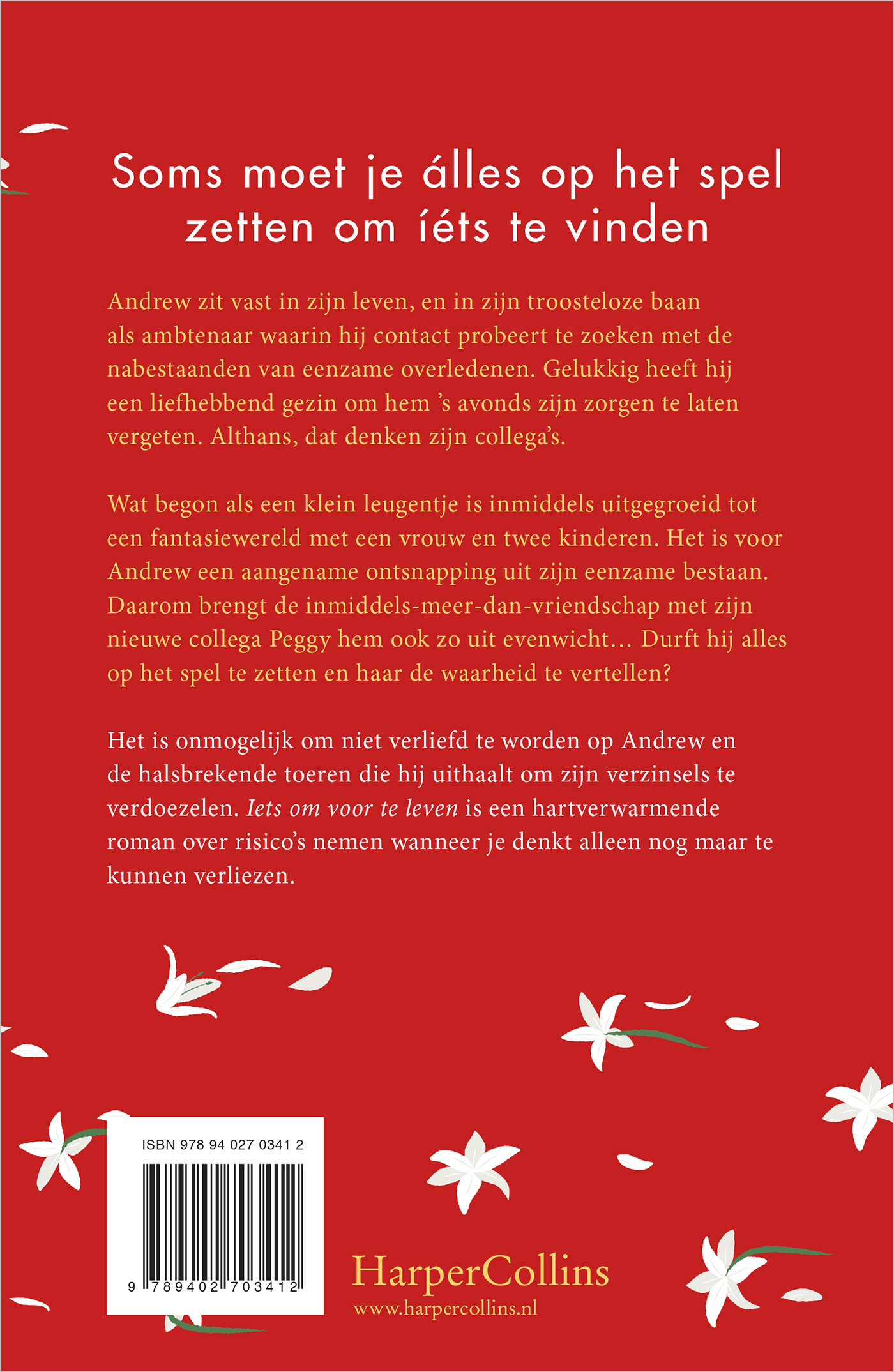 Iets om voor te leven achterkant