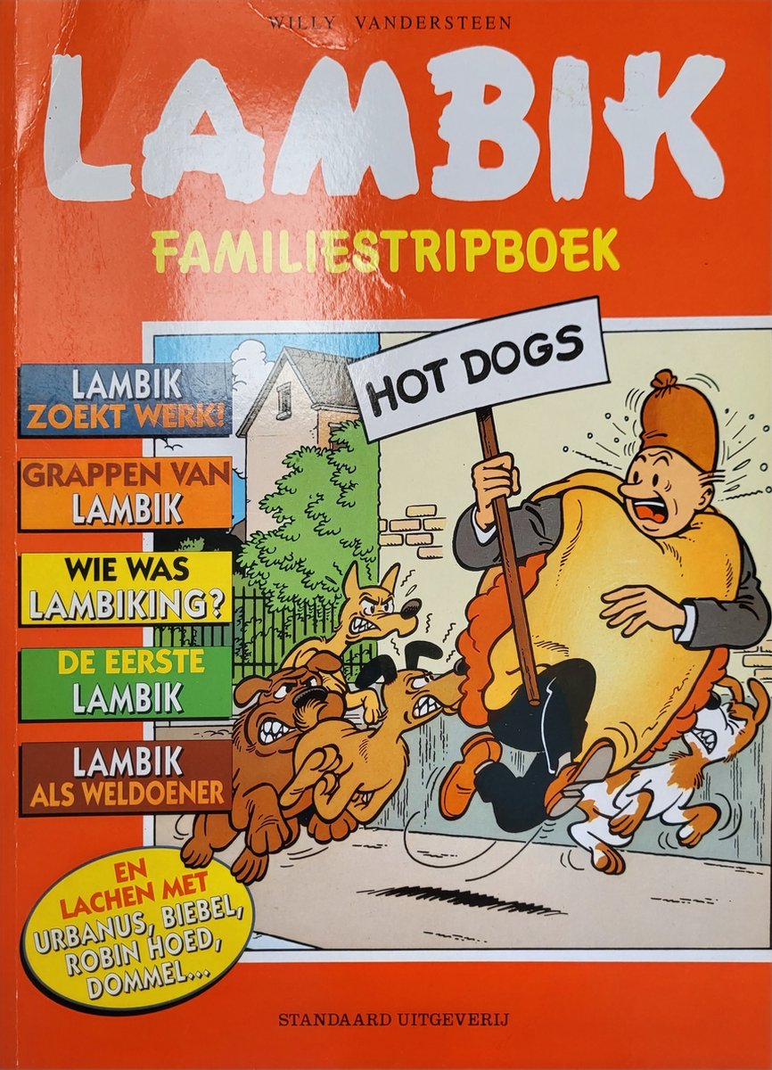 Suske en Wiske Familiestripboek Lambik vakantieboek 1997 met spelletjes en strips