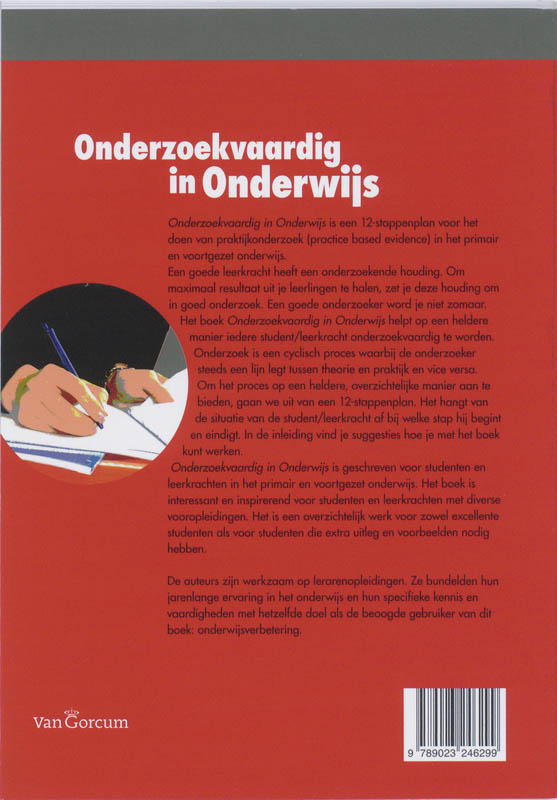 Onderzoekvaardig in onderwijs / Meer dan onderwijs achterkant