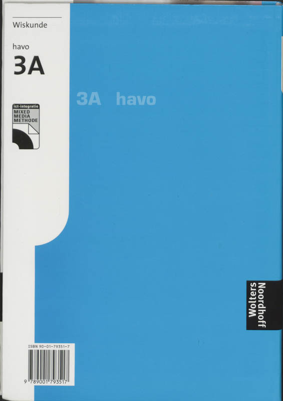 Netwerk / 3A havo / deel Leerboek Netwerk / 3A havo / deel Leerboek achterkant