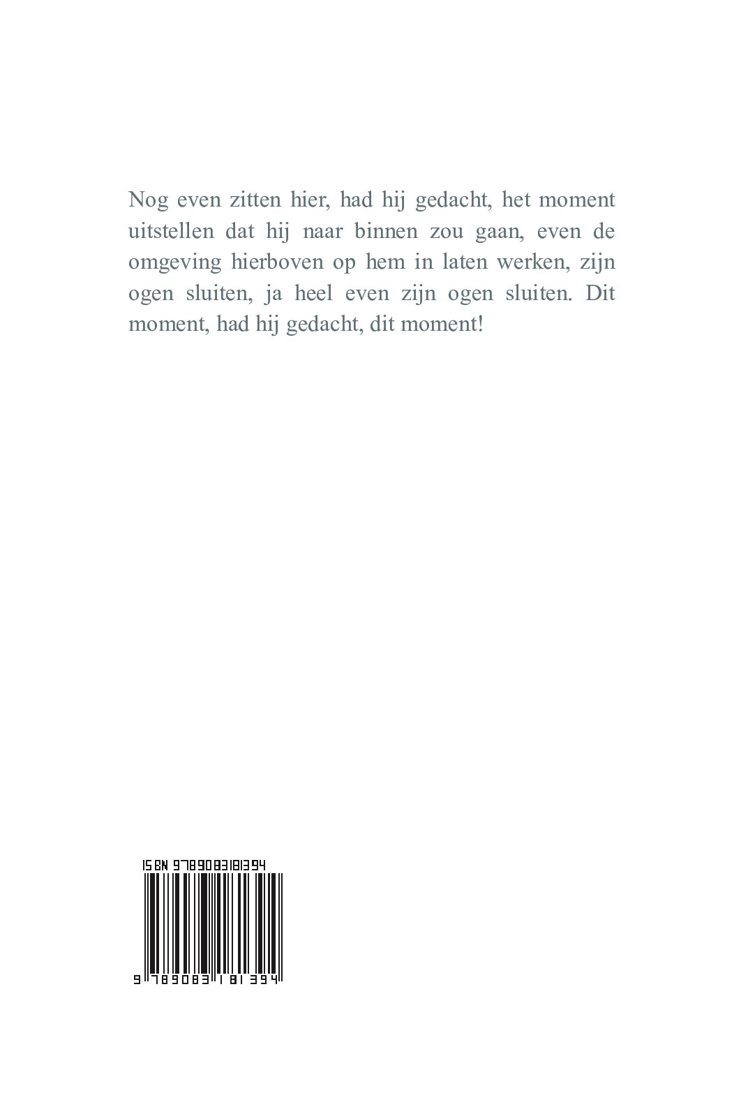Wenteling achterkant