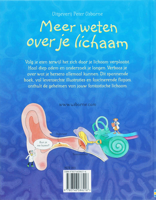 Meer weten over je lichaam achterkant