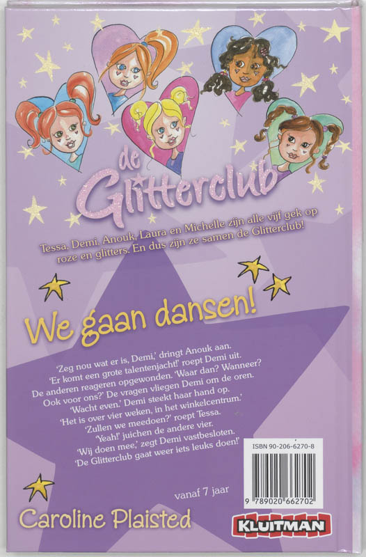 We gaan dansen! / De Glitterclub achterkant