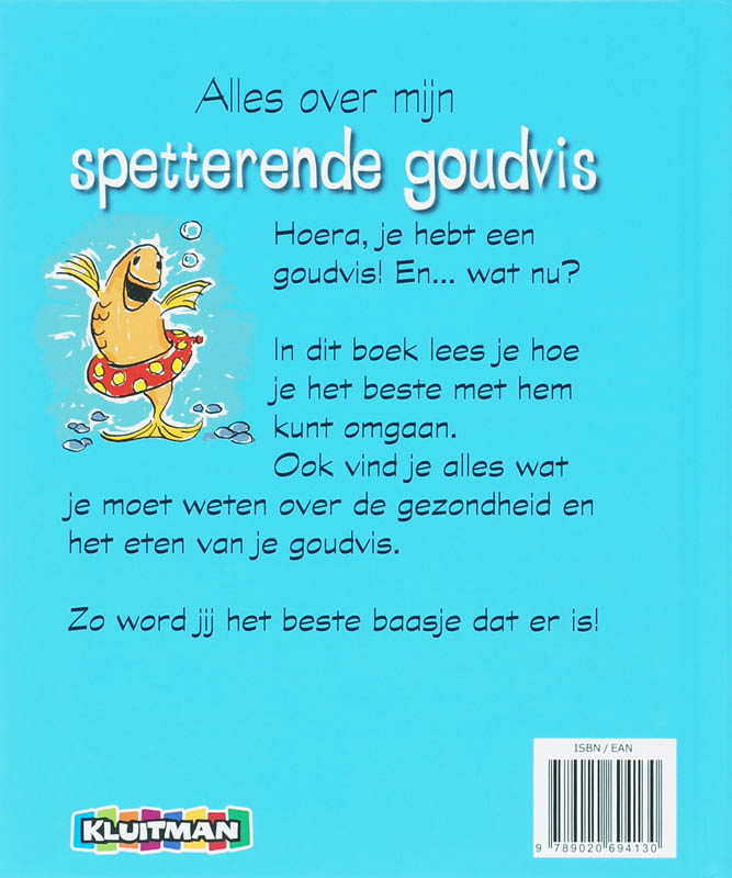 Alles Over Mijn Spetterende Goudvis achterkant