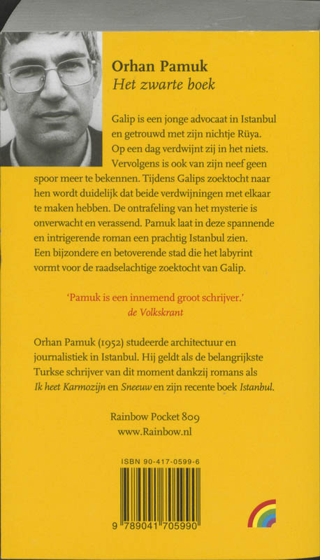Het zwarte boek / Rainbow pocketboeken / 809 Het zwarte boek / Rainbow pocketboeken / 809 achterkant