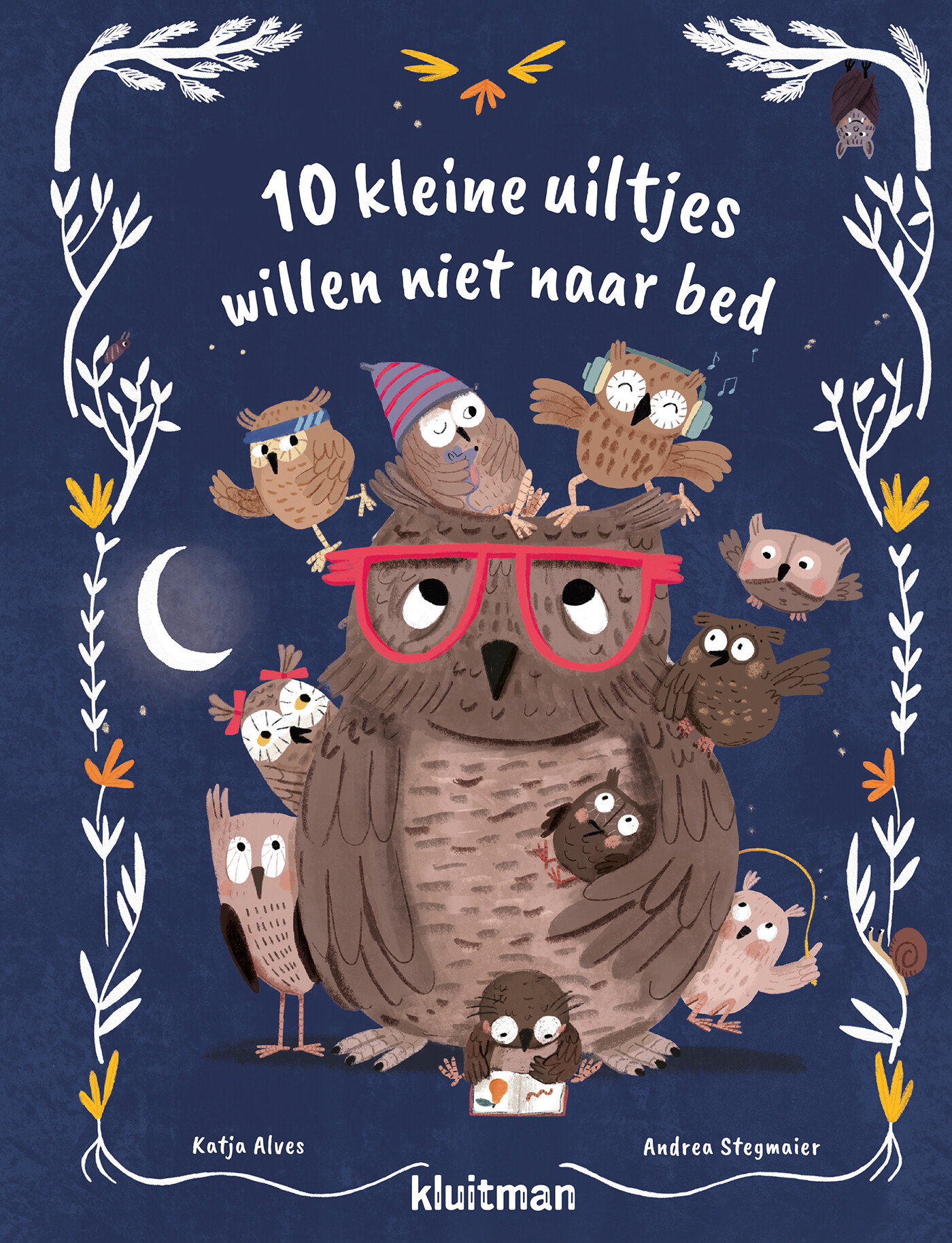 10 kleine uiltjes willen niet naar bed
