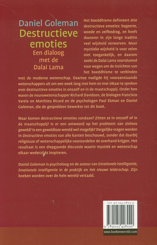 Destructieve emoties achterkant