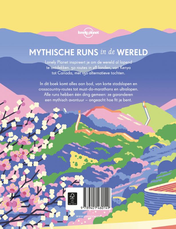 Mythische runs in de wereld achterkant