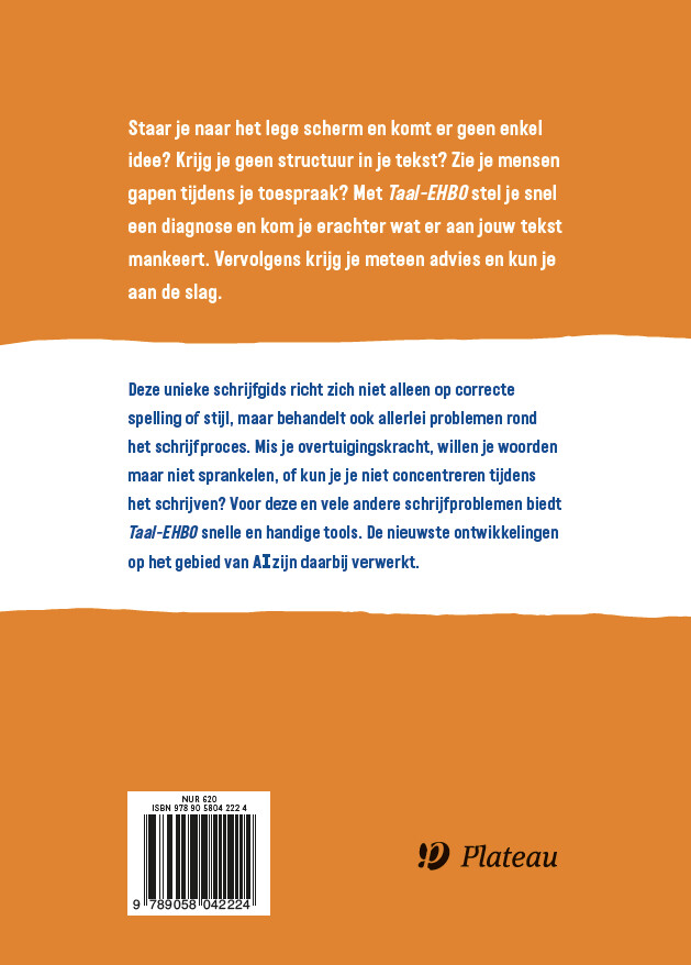 Taal EHBO achterkant