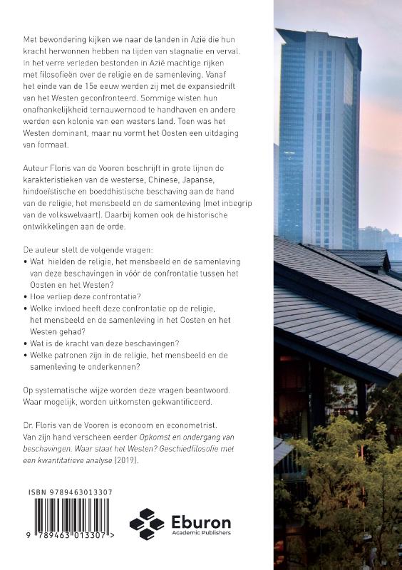 Het Oosten en het Westen in confrontatie achterkant