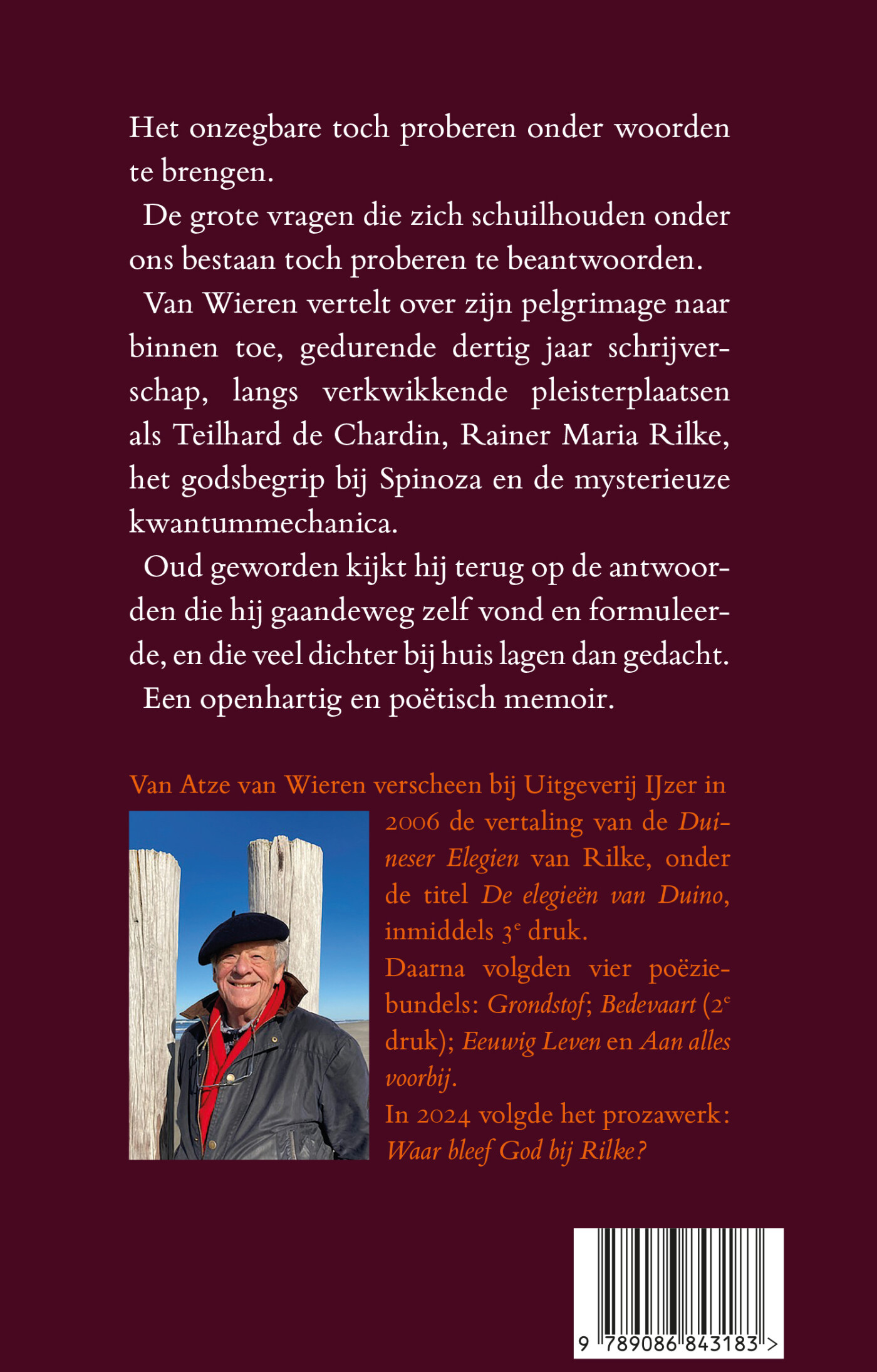 In de schauw van het onzegbare achterkant