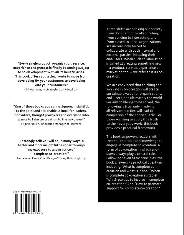 The 7 principles of complete co-creation achterkant