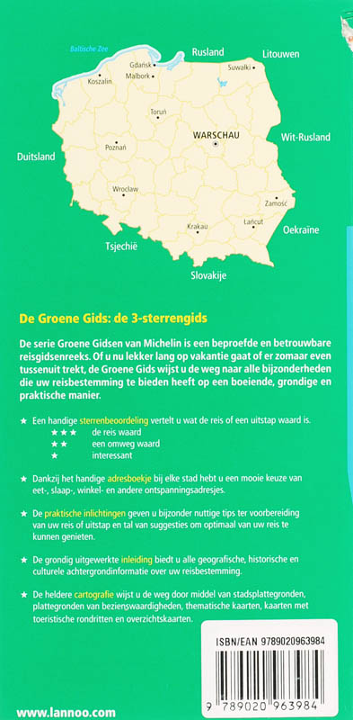 Polen / De Groene Reisgids achterkant