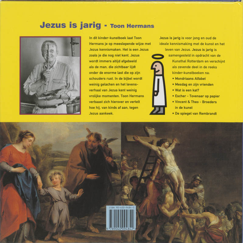 Jezus is jarig achterkant