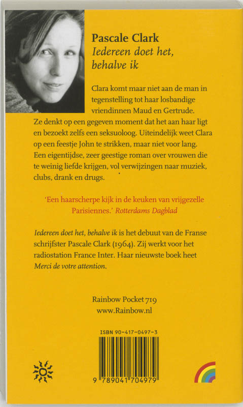 Iedereen doet het, behalve ik / Rainbow pocketboeken / 719 achterkant