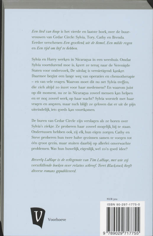 Een lied van hoop achterkant