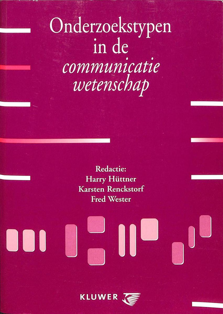 Onderzoekstypen in de communicatiewetenschap