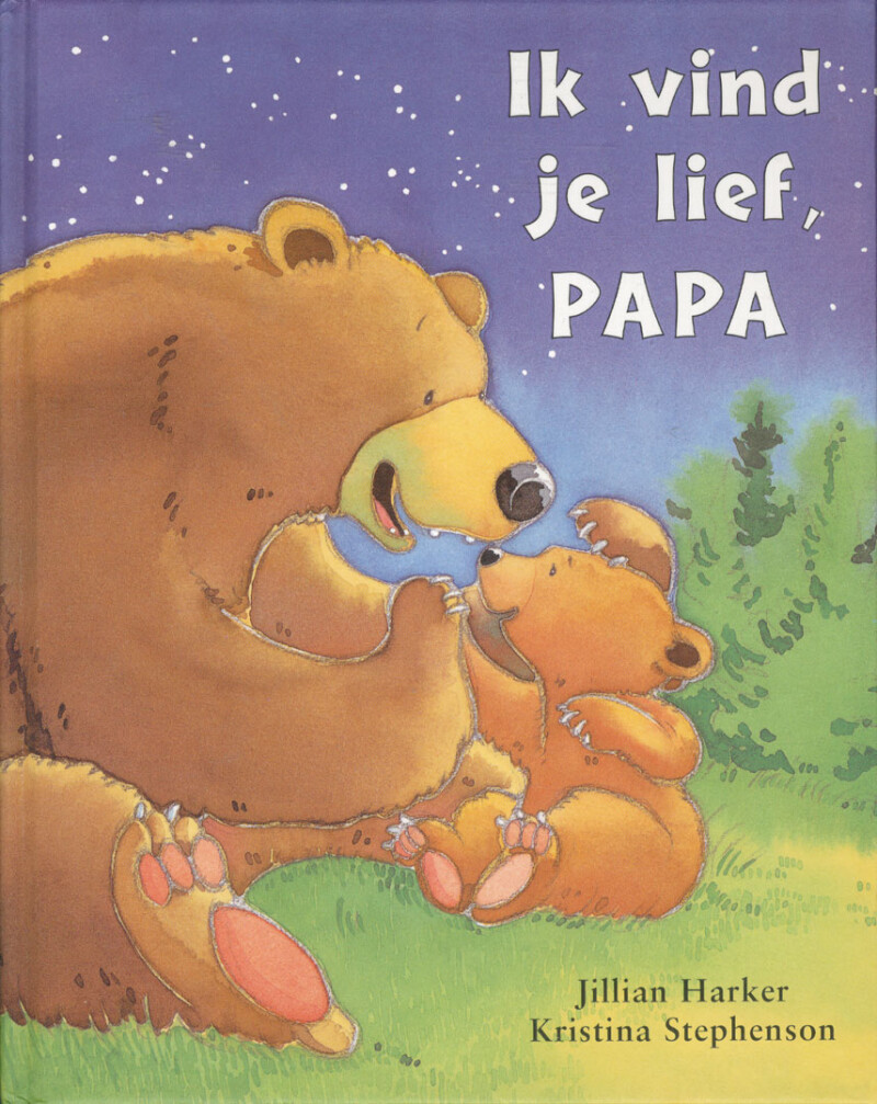 Ik vind je lief, papa achterkant