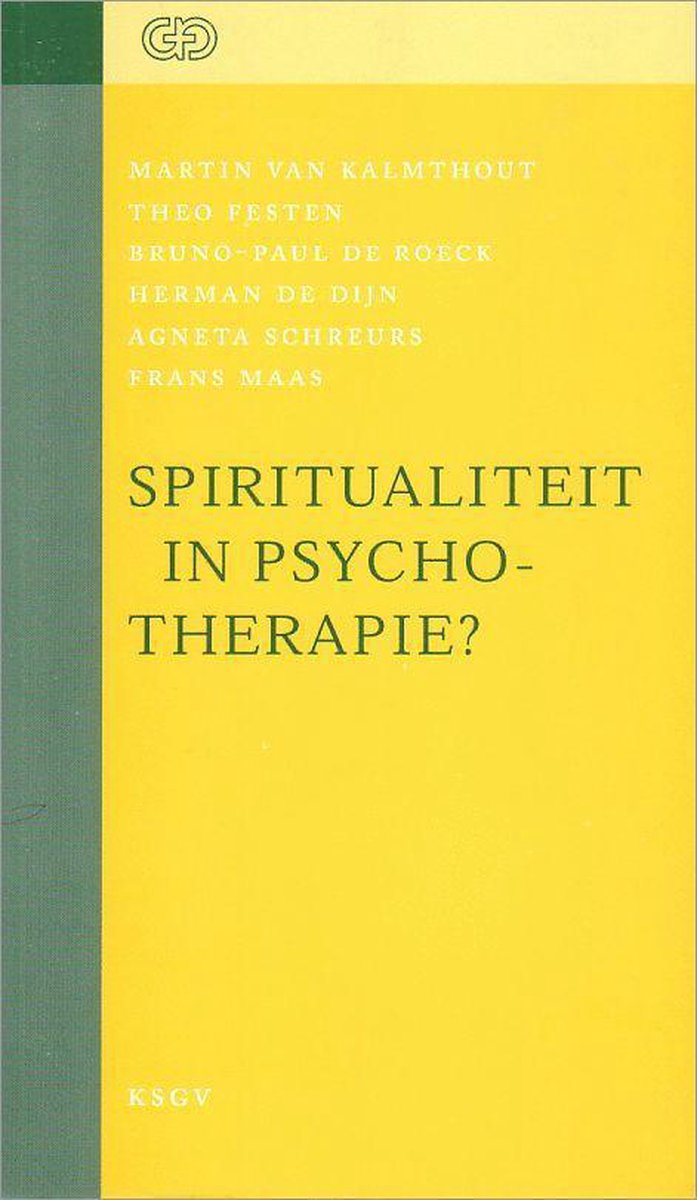 Spiritualiteit in psychotherapie? / Geestelijke volksgezondheid / 2-58