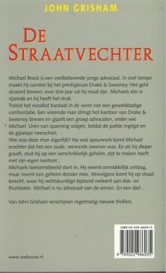 De straatvechter achterkant